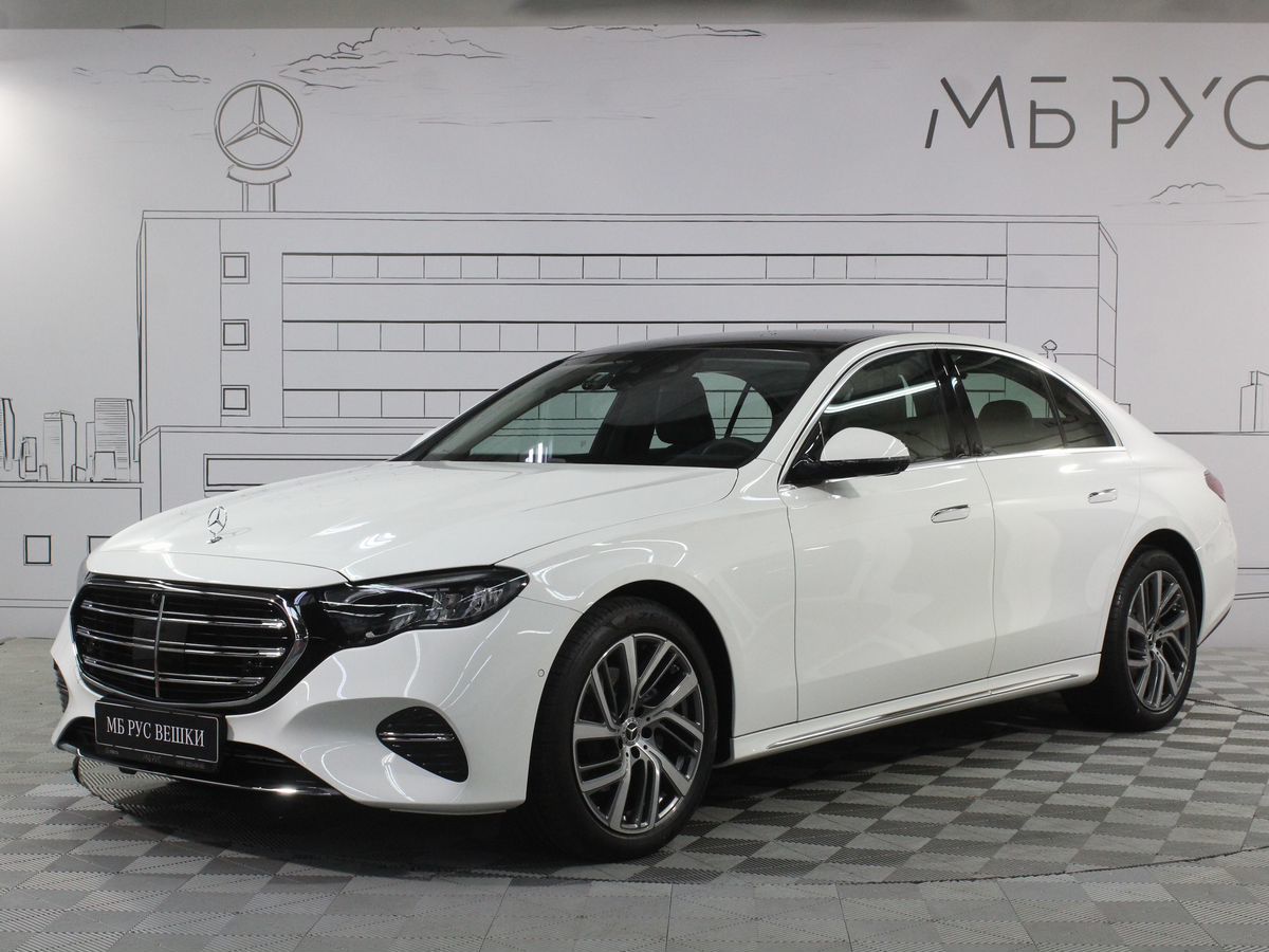 Автомобиль Mercedes-Benz E-Класс VI поколение (W214/S214) 2.0d AT 4Matic (197 л.с.) Base Белый 2024 с пробегом 56 км