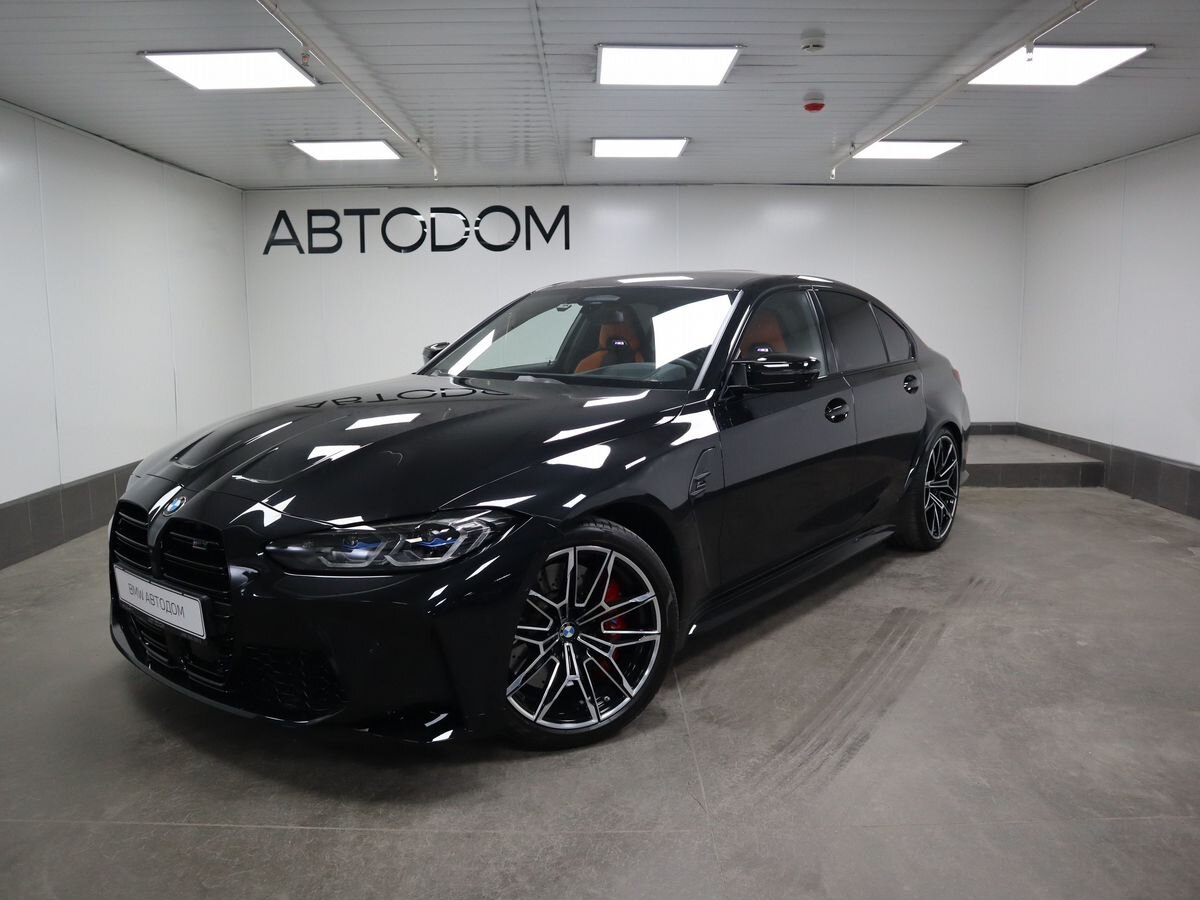 BMW M3 VI поколение (G80) 3.0 AT (510 л.с.) Competition Чёрный 2022 с пробегом 36 350 км
