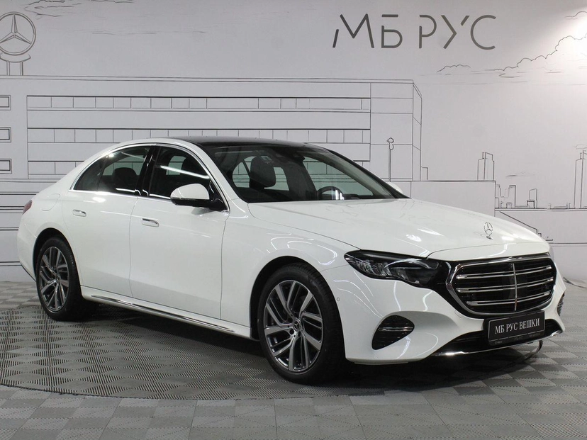 Автомобиль Mercedes-Benz E-Класс VI поколение (W214/S214) 2.0d AT 4Matic (197 л.с.) Base Белый 2024 с пробегом 56 км