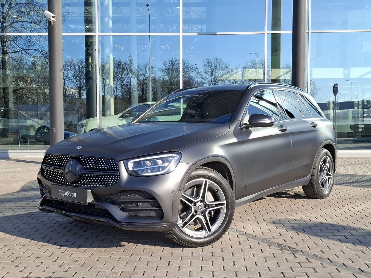 Автомобиль Mercedes-Benz GLC I (X253) [рестайлинг] 300 2.0d AT 4Matic (245 л.с.) Sport Серый 2020 с пробегом 76 760 км