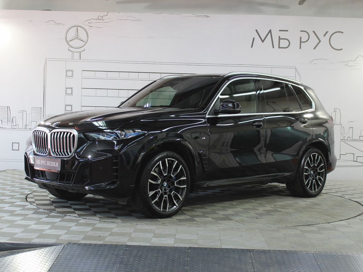 BMW X5 IV (G05) [рестайлинг] 3.0d AT 4WD (286 л.с.) M Sport Чёрный 2023 с пробегом 32 000 км