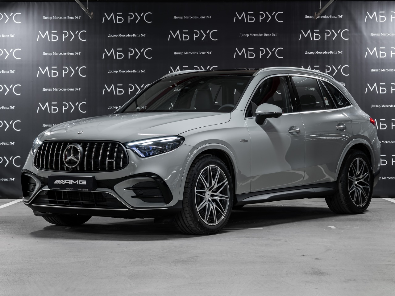 Автомобиль Mercedes-Benz GLC AMG II поколение (X254) 2.0 AT 4WD (421 л.с.) AMG GLC 43 4MATIC Серый 2025 
