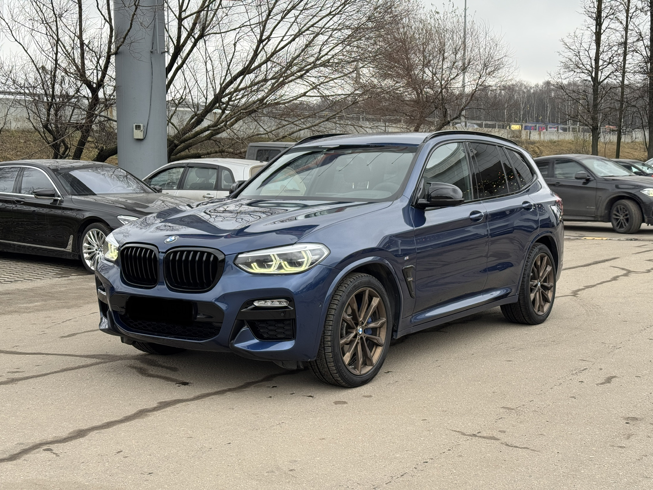 Автомобиль BMW X3 III поколение (G01) M40 3.0d AT 4WD (326 л.с.) M Special Синий 2019 с пробегом 192 873 км