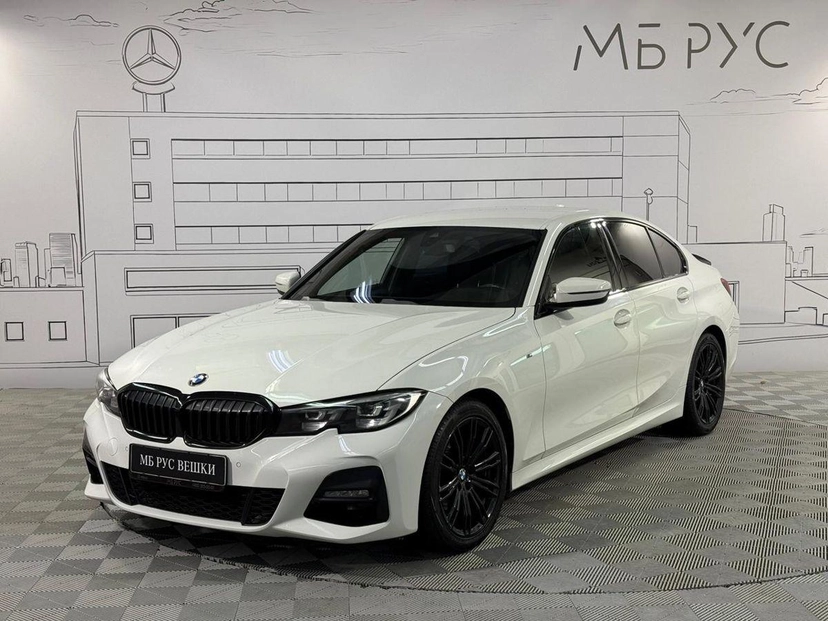 Автомобиль BMW 3 серии VII поколение (G20/G21/G28) 320 2.0d AT 4WD (190 л.с.) M Sport Белый 2019 с пробегом 159 113 км
