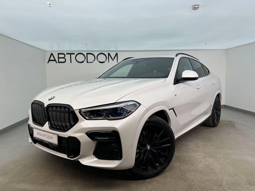 Автомобиль BMW X6 III поколение (G06) 3.0d AT 4WD (286 л.с.) Base Белый 2021 с пробегом 48 950 км