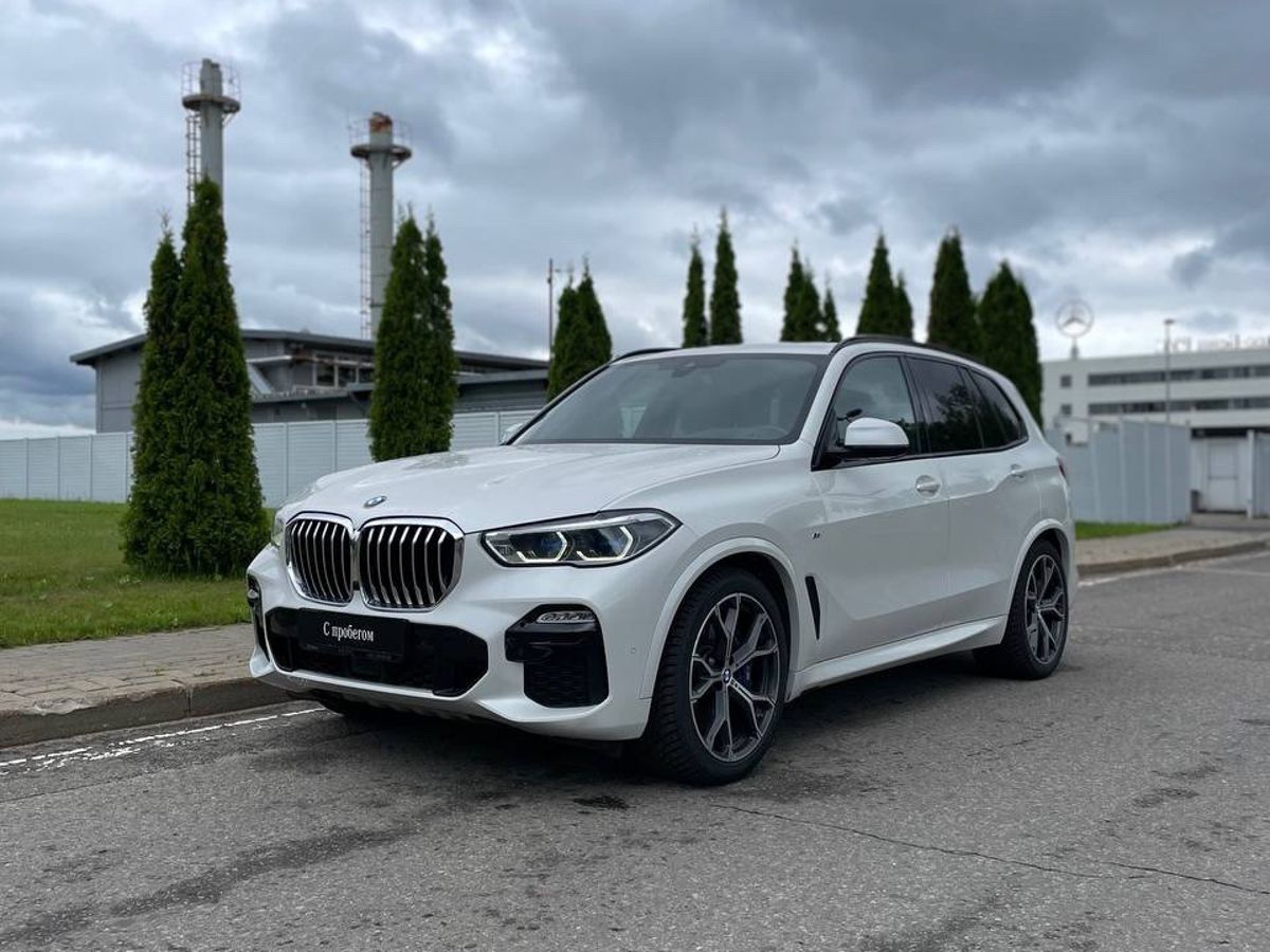 BMW X5 IV поколение (G05) 3.0d AT 4WD (249 л.с.) M Sport Pro Белый 2020 с пробегом 96 054 км