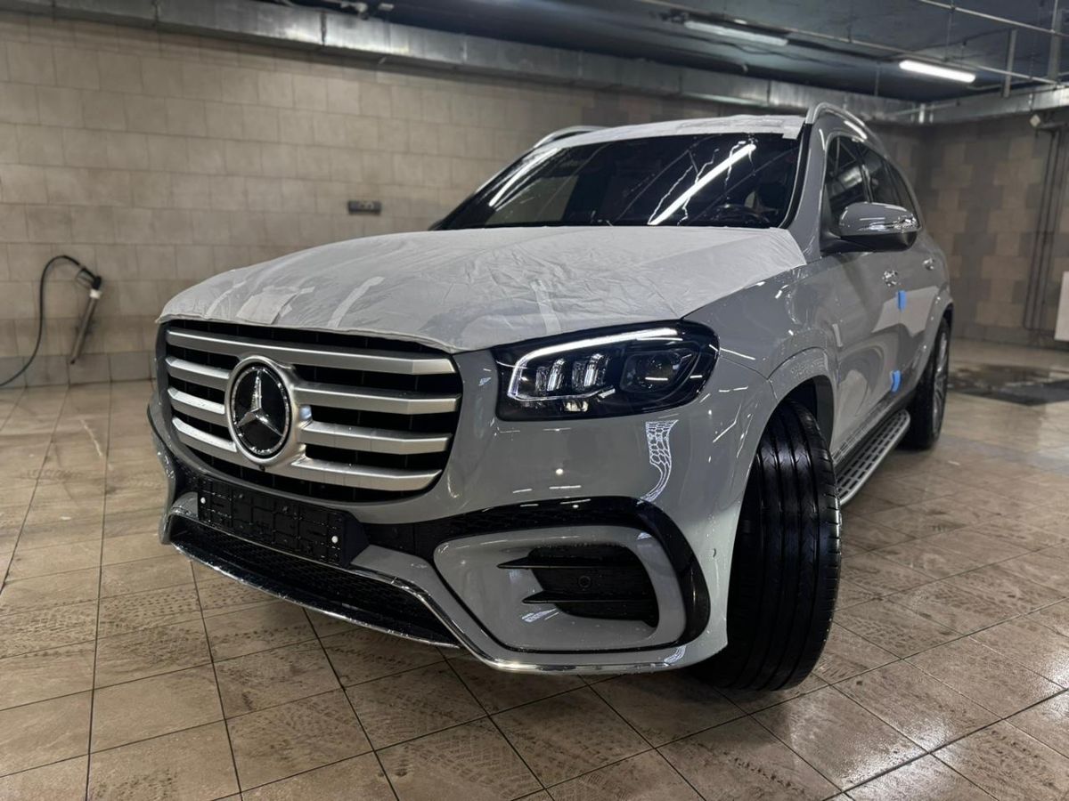 Автомобиль Mercedes-Benz GLS II (X167) [рестайлинг] 450 3.0d AT 4Matic (367 л.с.) Base Серый 2025 с пробегом 10 км