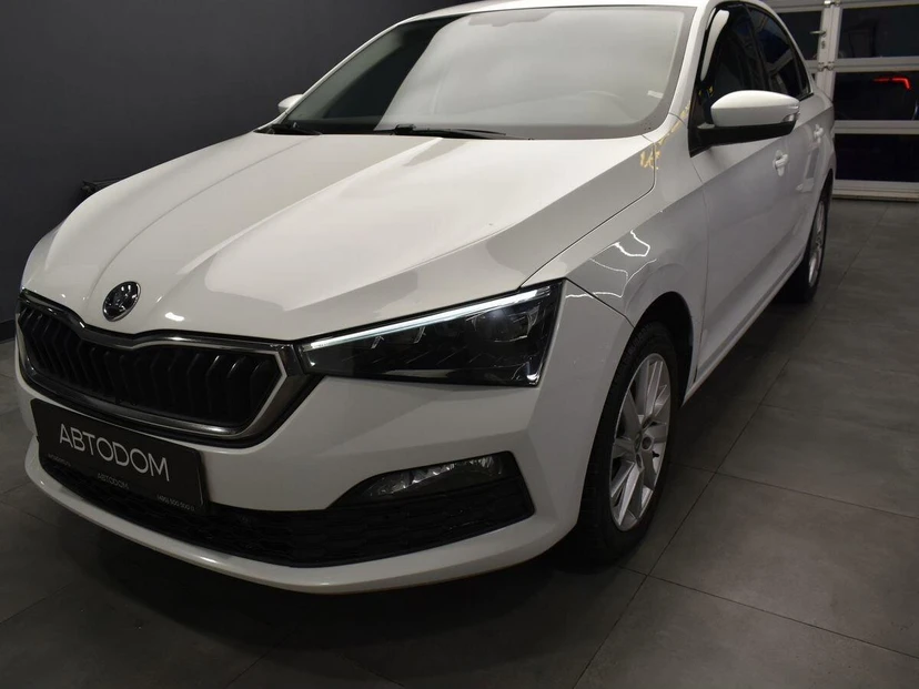 Skoda Rapid II поколение 1.6 AT (110 л.с.) Style Белый 2021 с пробегом 134 670 км