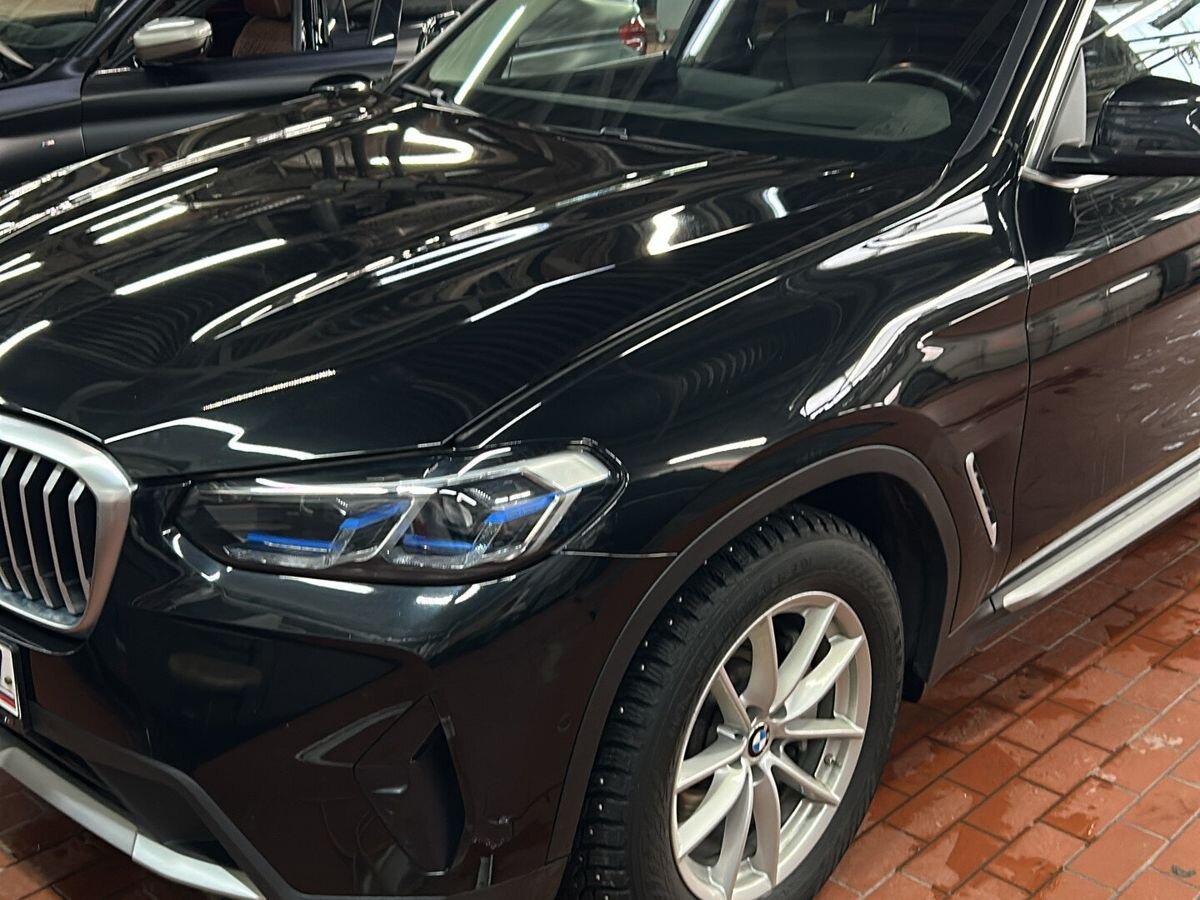 Автомобиль BMW X3 III (G01) [рестайлинг] 2.0 AT 4WD (245 л.с.) Base Чёрный 2021 с пробегом 67 250 км