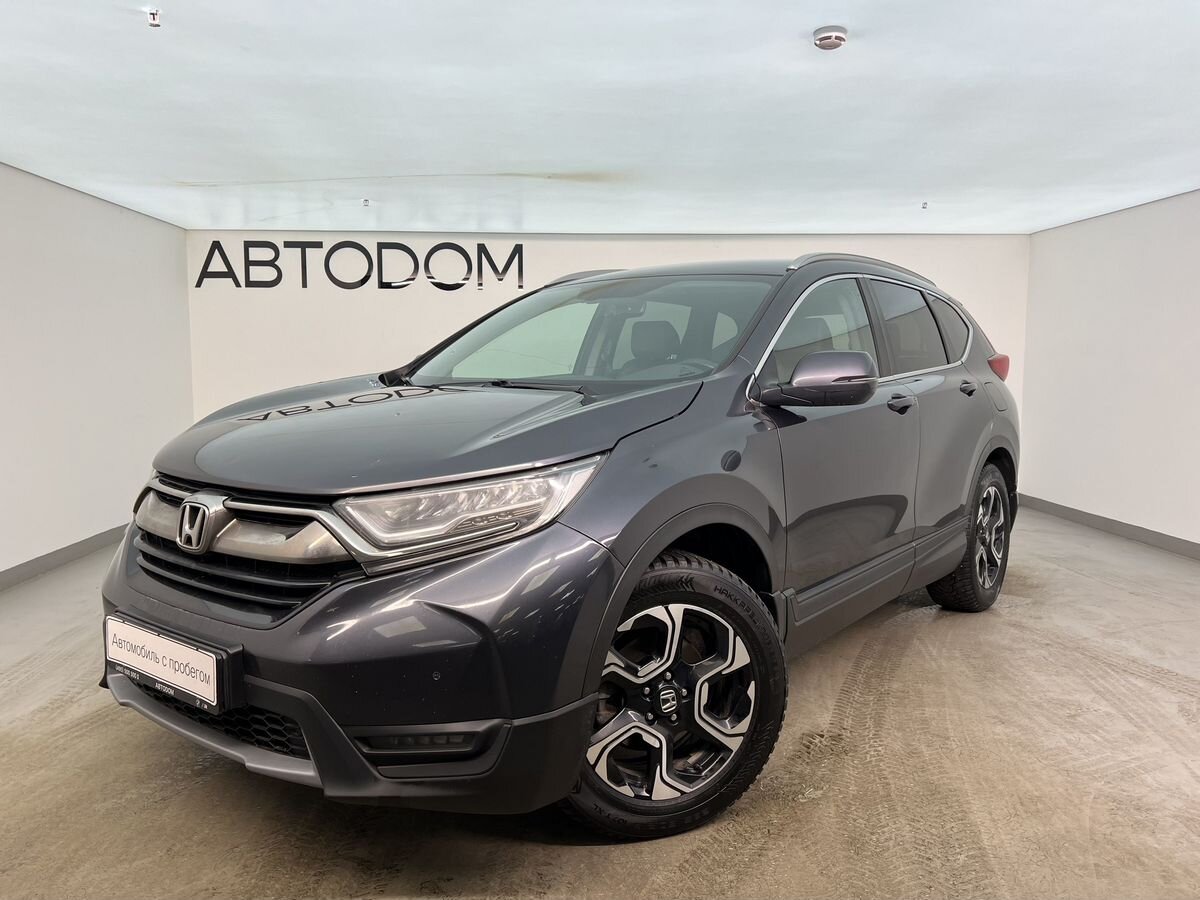 Автомобиль Honda CR-V V поколение 2.4 CVT 4WD (186 л.с.) Executive Чёрный 2017 с пробегом 212 000 км