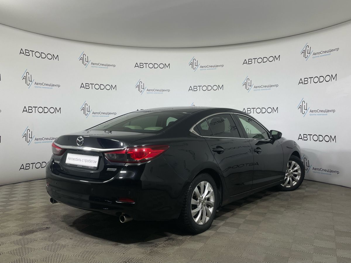 Автомобиль Mazda 6 III поколение (GJ) 2.5 AT (192 л.с.) Supreme Чёрный 2014 с пробегом 217 664 км
