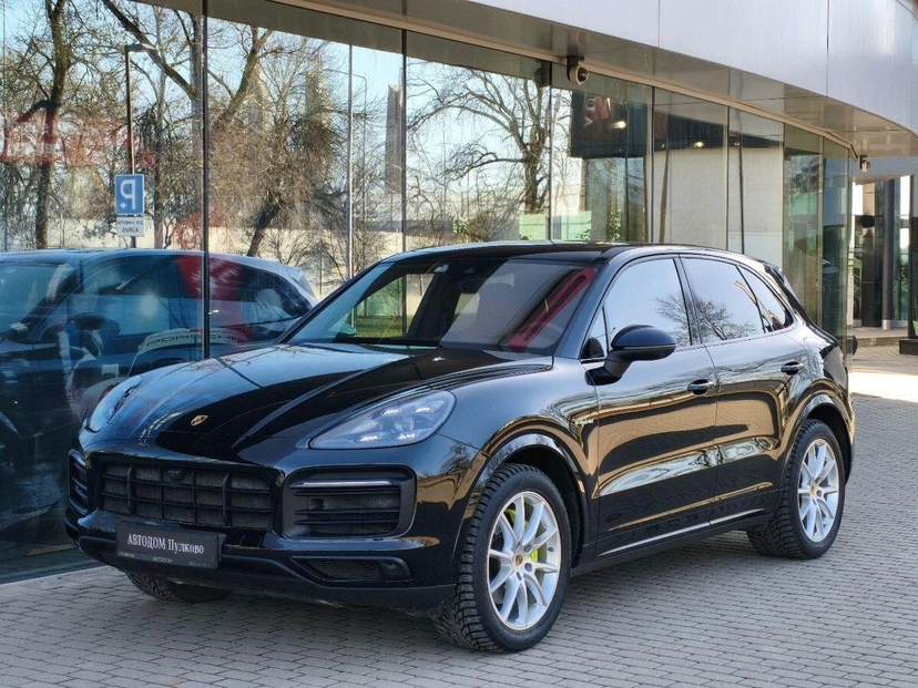 Автомобиль Porsche Cayenne III поколение 3.0hyb AT 4WD (340 л.с.) Base Синий 2020 с пробегом 63 210 км