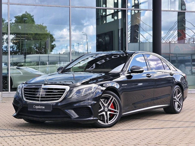 Mercedes-Benz S-Класс AMG III поколение (W222/C217) 63 AMG 5.5 AT 4Matic Long (585 л.с.) AMG Чёрный 2015 с пробегом 101 000 км
