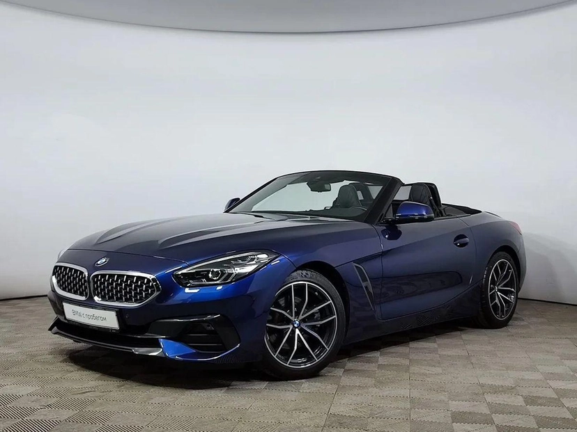 Автомобиль BMW Z4 III поколение (G29) 2.0 AT (197 л.с.) Base Синий 2019 с пробегом 37 988 км