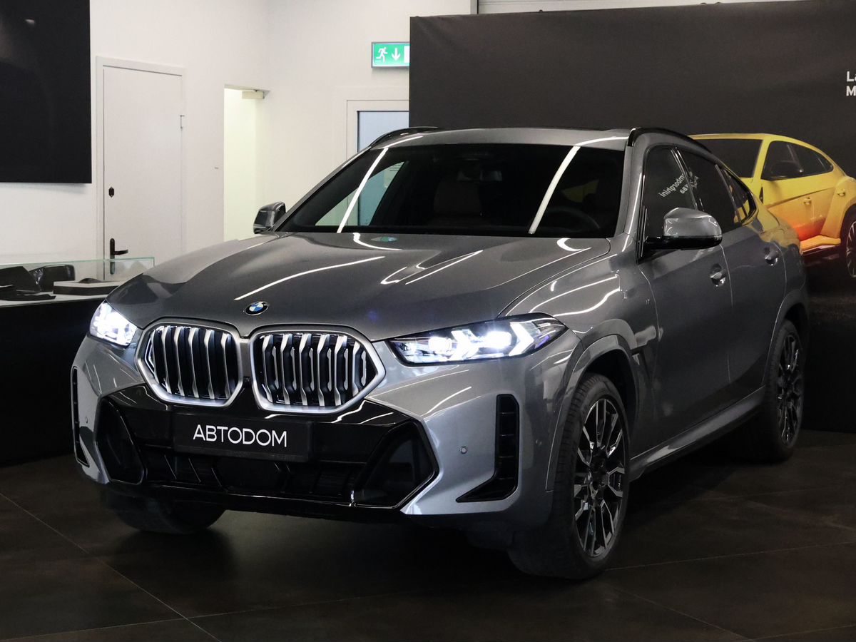 BMW X6 III (G06) [рестайлинг] 3.0 AT 4WD (381 л.с.) Base Серый 2025 с пробегом 30 км
