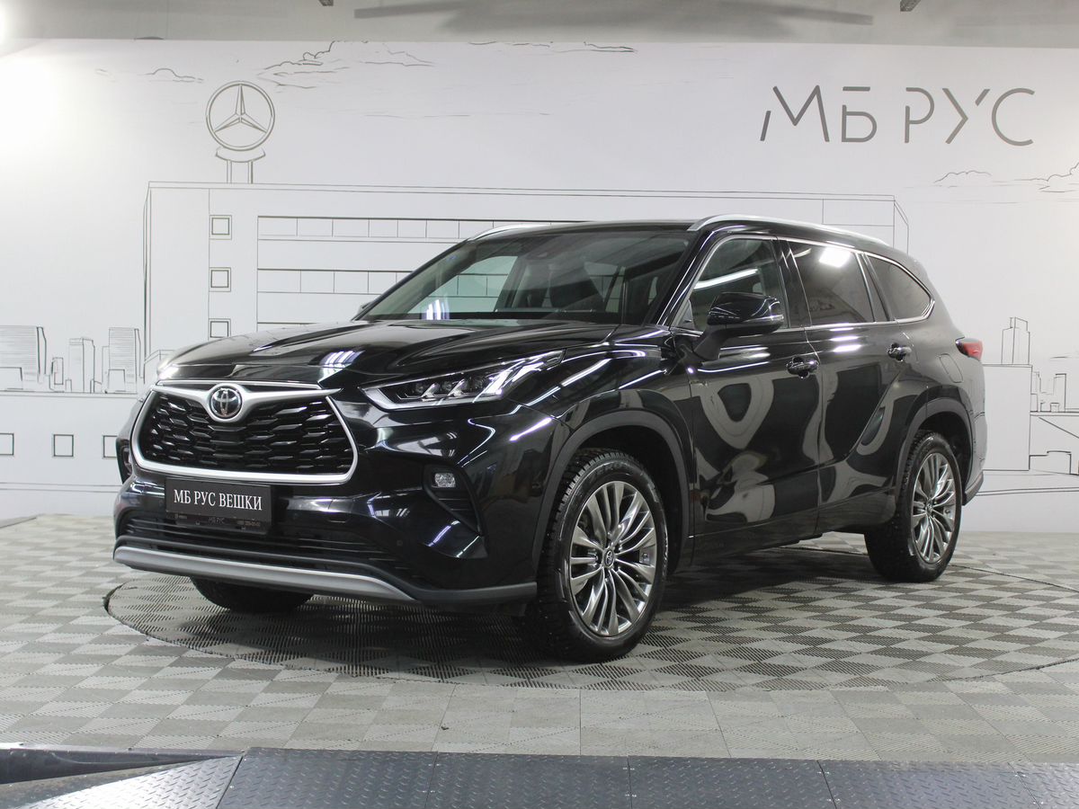 Toyota Highlander IV поколение 2.0 AT 4WD (248 л.с.) Supreme Чёрный 2023 с пробегом 37 357 км