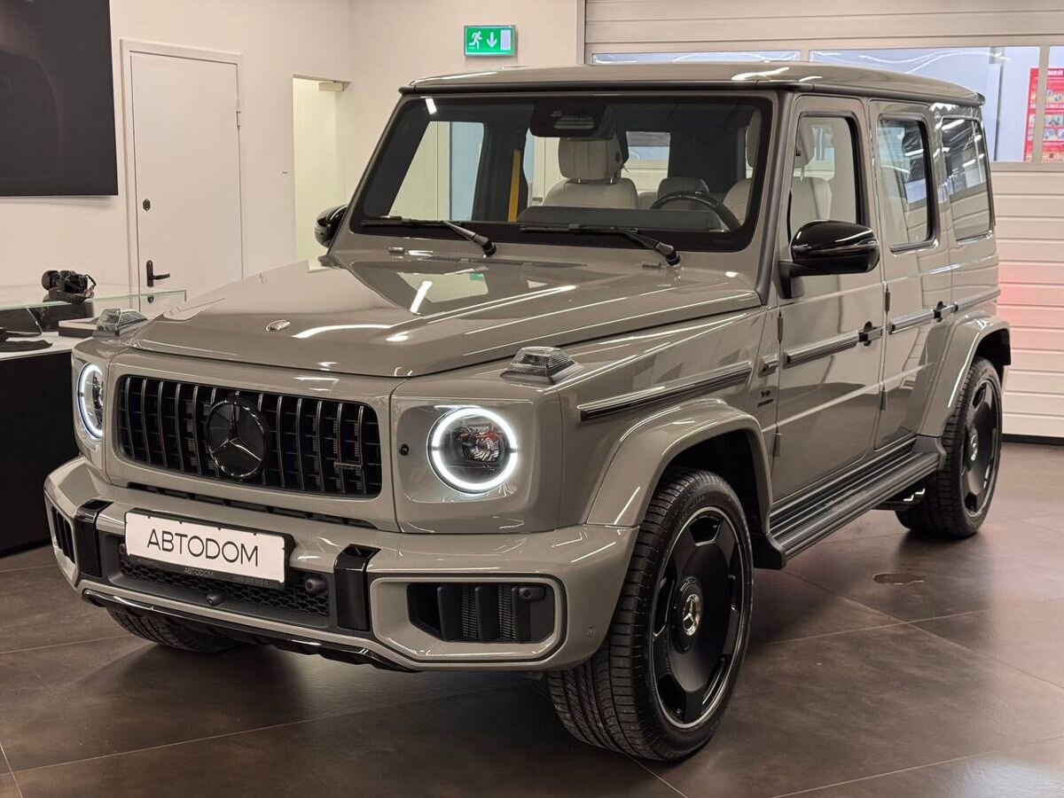 Автомобиль Mercedes-Benz G-Класс AMG II (W463) [рестайлинг] G 63 4.0 AT 4Matic (585 л.с.) AMG G 63 Серый 2025 с пробегом 20 км