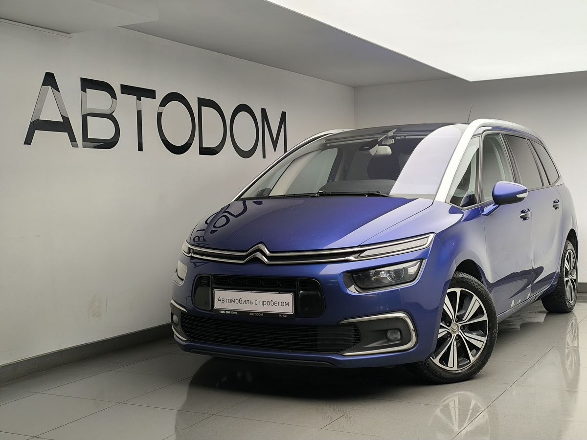Citroen C4 Picasso II [рестайлинг] 1.6 AT (150 л.с.) Feel Синий 2017 с пробегом 155 398 км