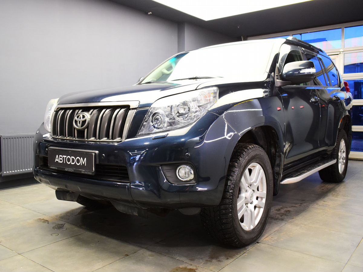 Автомобиль Toyota Land Cruiser Prado IV поколение (J150) 3.0d AT 4WD (173 л.с.) Элеганс Серый 2010 с пробегом 292 358 км