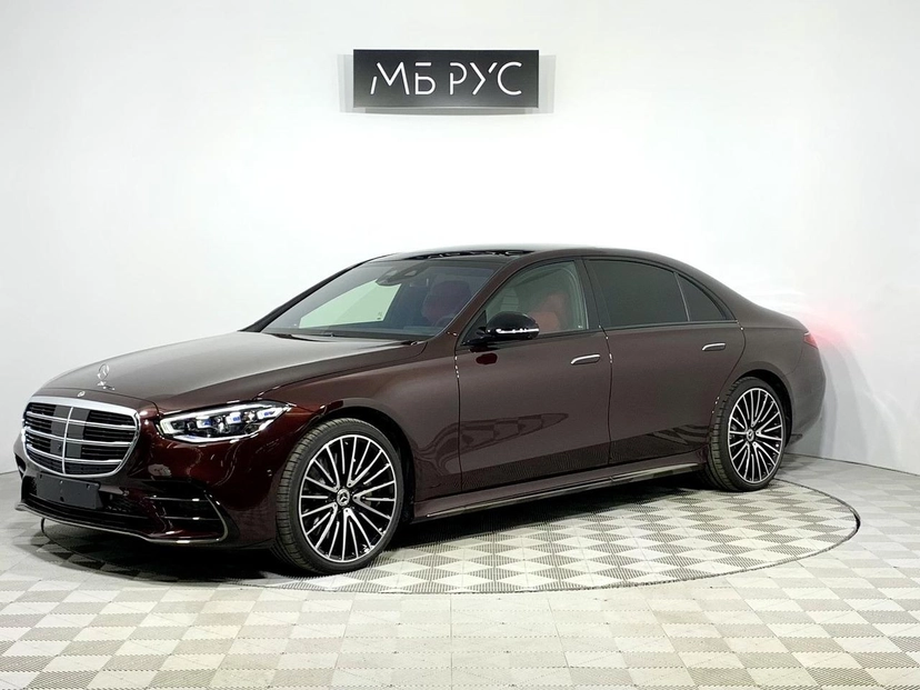 Автомобиль Mercedes-Benz S-Класс VII поколение (W223) 3.0 AT 4Matic (449 л.с.) Base Красный 2024