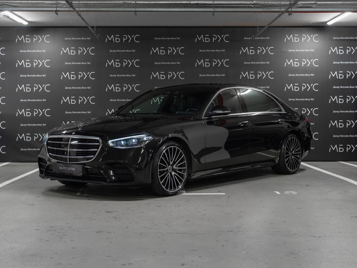 Mercedes-Benz S-Класс VII поколение (W223) 450 3.0 AT 4Matic (367 л.с.) Premium Чёрный 2021 с пробегом 111 118 км