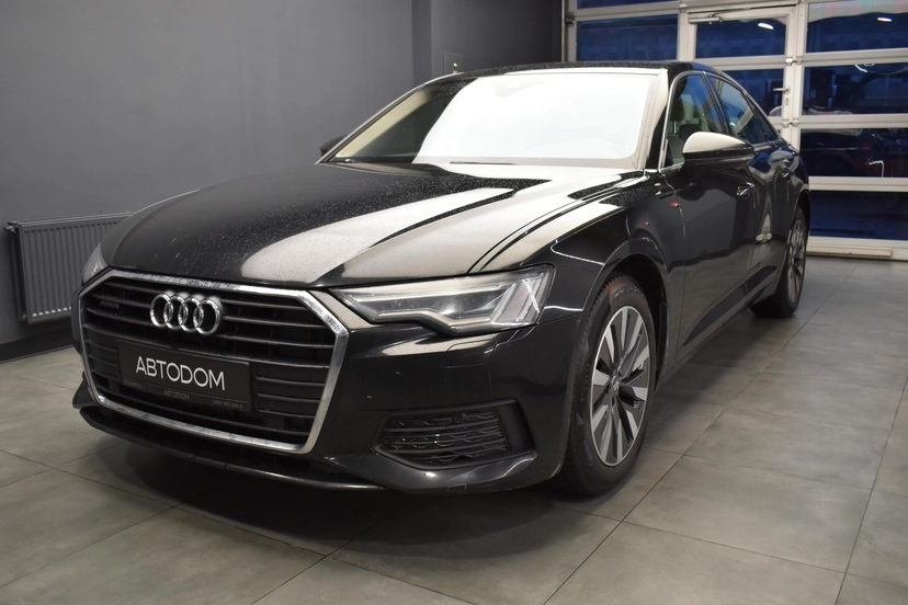 Автомобиль Audi A6 V поколение (C8) 2.0 AMT 4WD (245 л.с.) Base Чёрный 2019 с пробегом 104 416 км