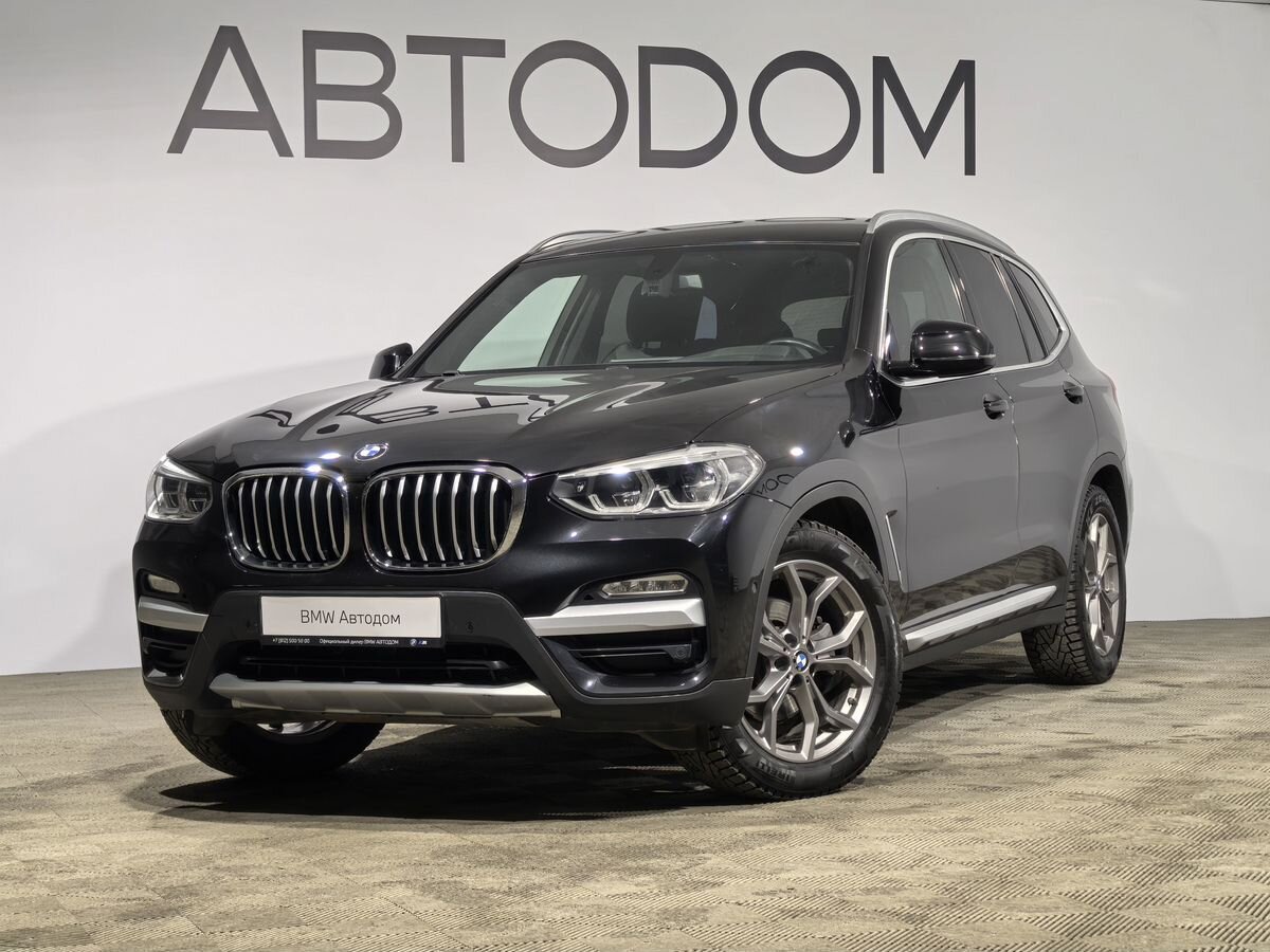 Автомобиль BMW X3 III поколение (G01) 2.0d AT 4WD (190 л.с.) xLine Чёрный 2019 с пробегом 54 069 км