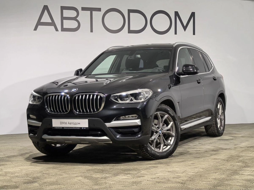 Автомобиль BMW X3 III поколение (G01) 2.0d AT 4WD (190 л.с.) xLine Чёрный 2019 с пробегом 54 069 км