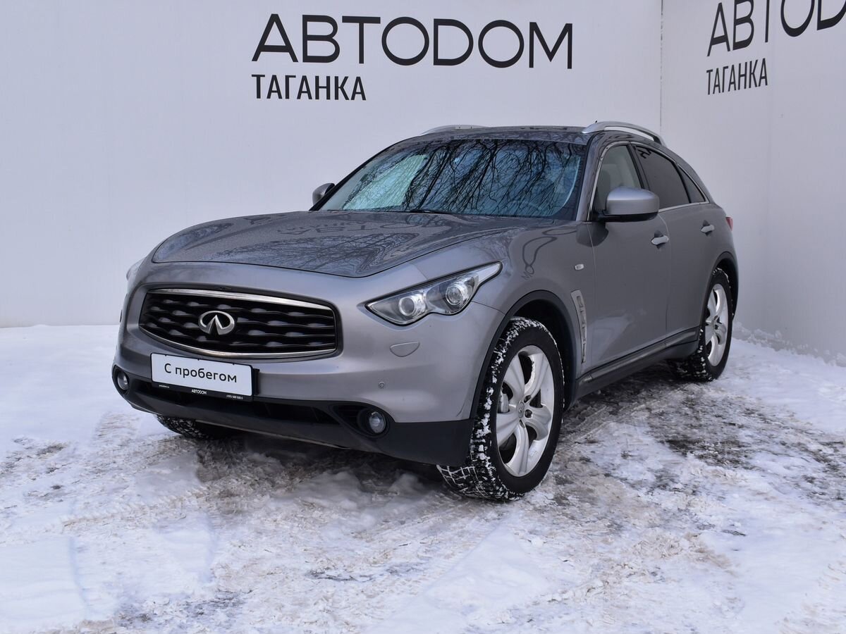 Автомобиль Infiniti FX II поколение 3.7 AT 4WD (333 л.с.) Elegance Серый 2010 с пробегом 113 036 км