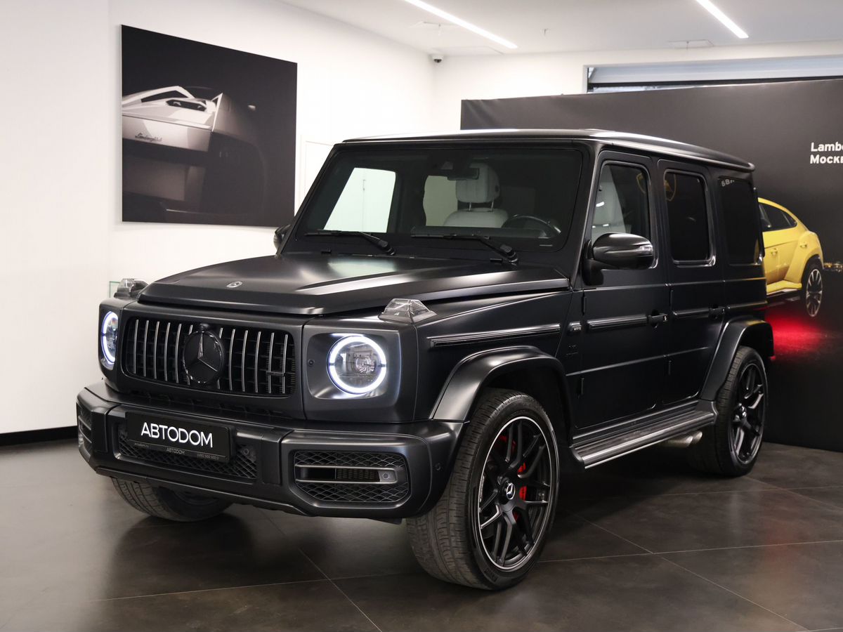 Автомобиль Mercedes-Benz G-Класс AMG II поколение (W463) 4.0 AT 4Matic (585 л.с.) AMG G 63 4x4 Squared Чёрный 2023 с пробегом 43 181 км