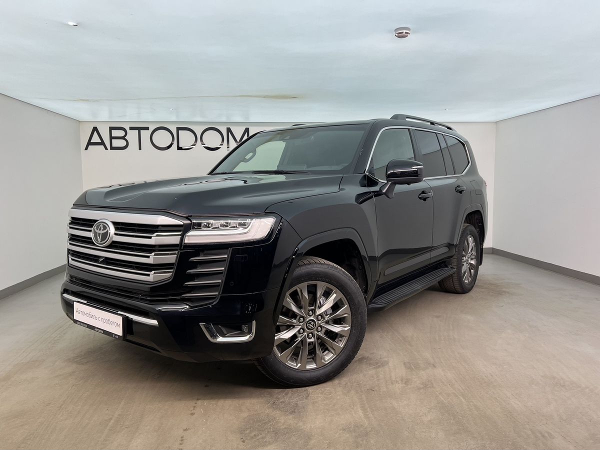 Автомобиль Toyota Land Cruiser X (J300) 4.0 AT 4WD (275 л.с.) Престиж Чёрный 2023 с пробегом 18 968 км