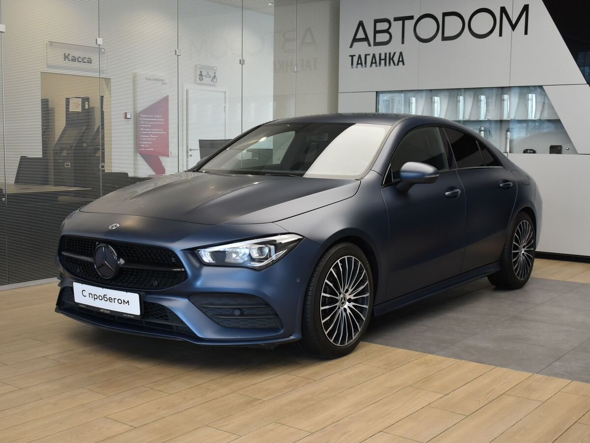 Mercedes-Benz CLA II поколение (C118/X118) 250 2.0 AMT 4Matic (224 л.с.) Sport Синий 2019 с пробегом 47 930 км