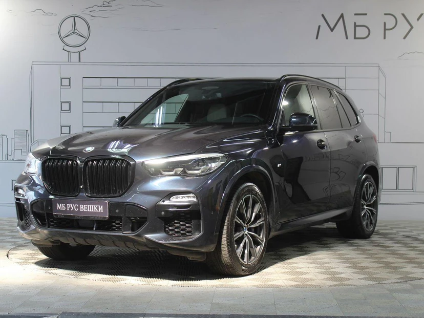 BMW X5 IV поколение (G05) 3.0d AT 4WD (265 л.с.) M Sport Чёрный 2019 с пробегом 164 227 км