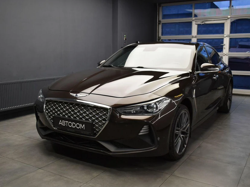 Genesis G70 I поколение 2.0 AT 4WD (197 л.с.) Business Коричневый 2019 с пробегом 256 000 км