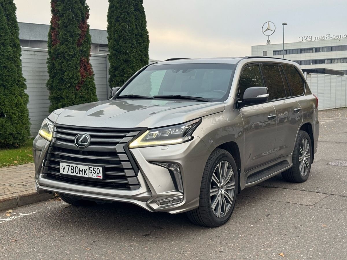 Lexus LX III [2-й рестайлинг] 5.7 AT 4WD (367 л.с.) Luxury 21+ Серый 2016 с пробегом 187 682 км