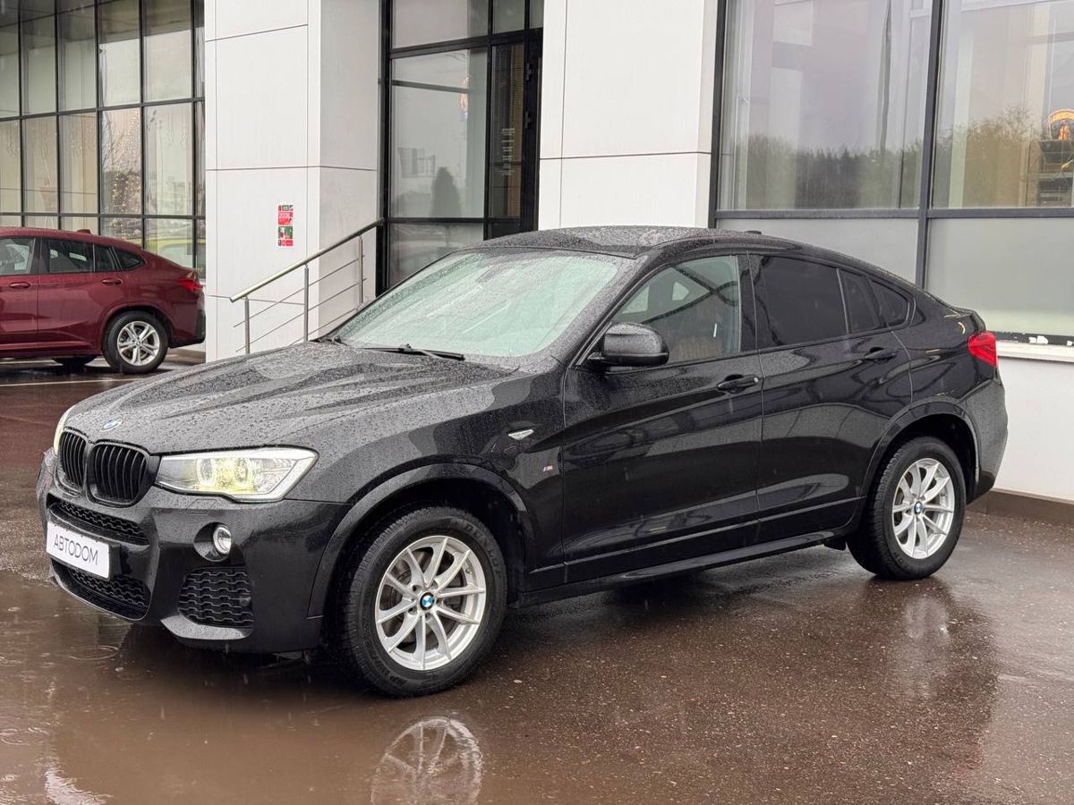 Автомобиль BMW X4 I поколение (F26) 2.0d AT 4WD (190 л.с.) M Sport Локальная сборка Чёрный 2017 с пробегом 50 019 км