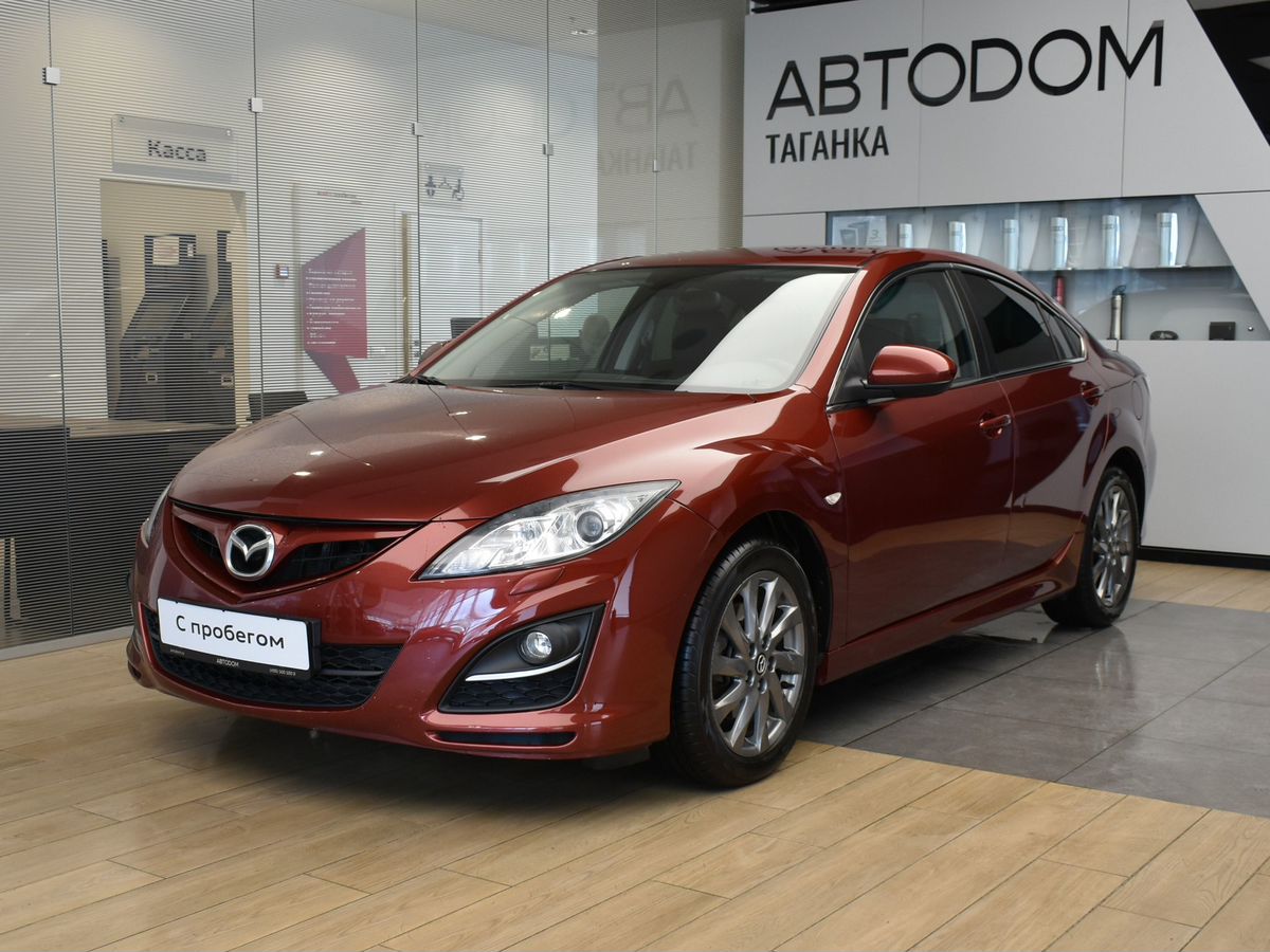 Mazda 6 II (GH) [рестайлинг] 2.0 AT (147 л.с.) Impulse Line Красный 2012 с пробегом 87 500 км