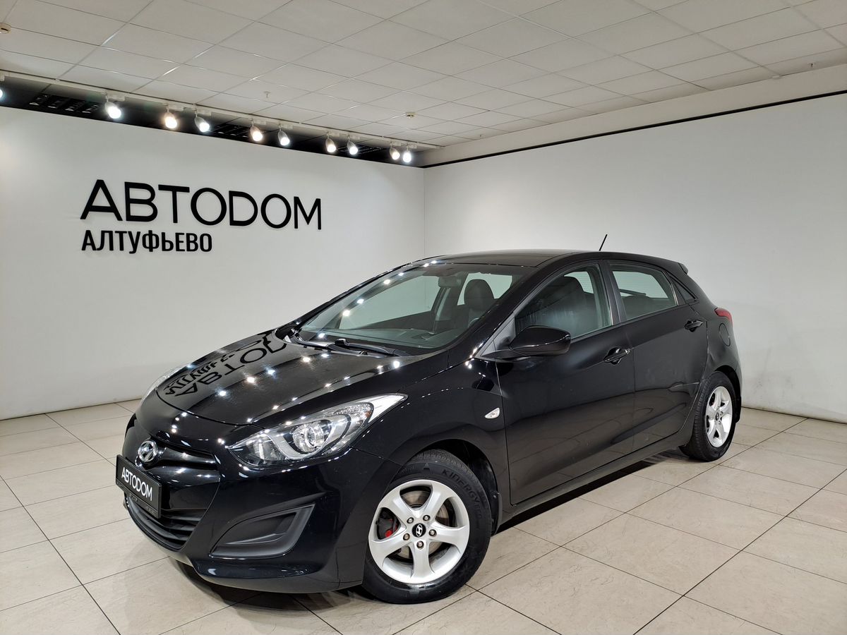 Hyundai i30 II поколение (GD) 1.6 AT (130 л.с.) Comfort Чёрный 2012 с пробегом 68 200 км
