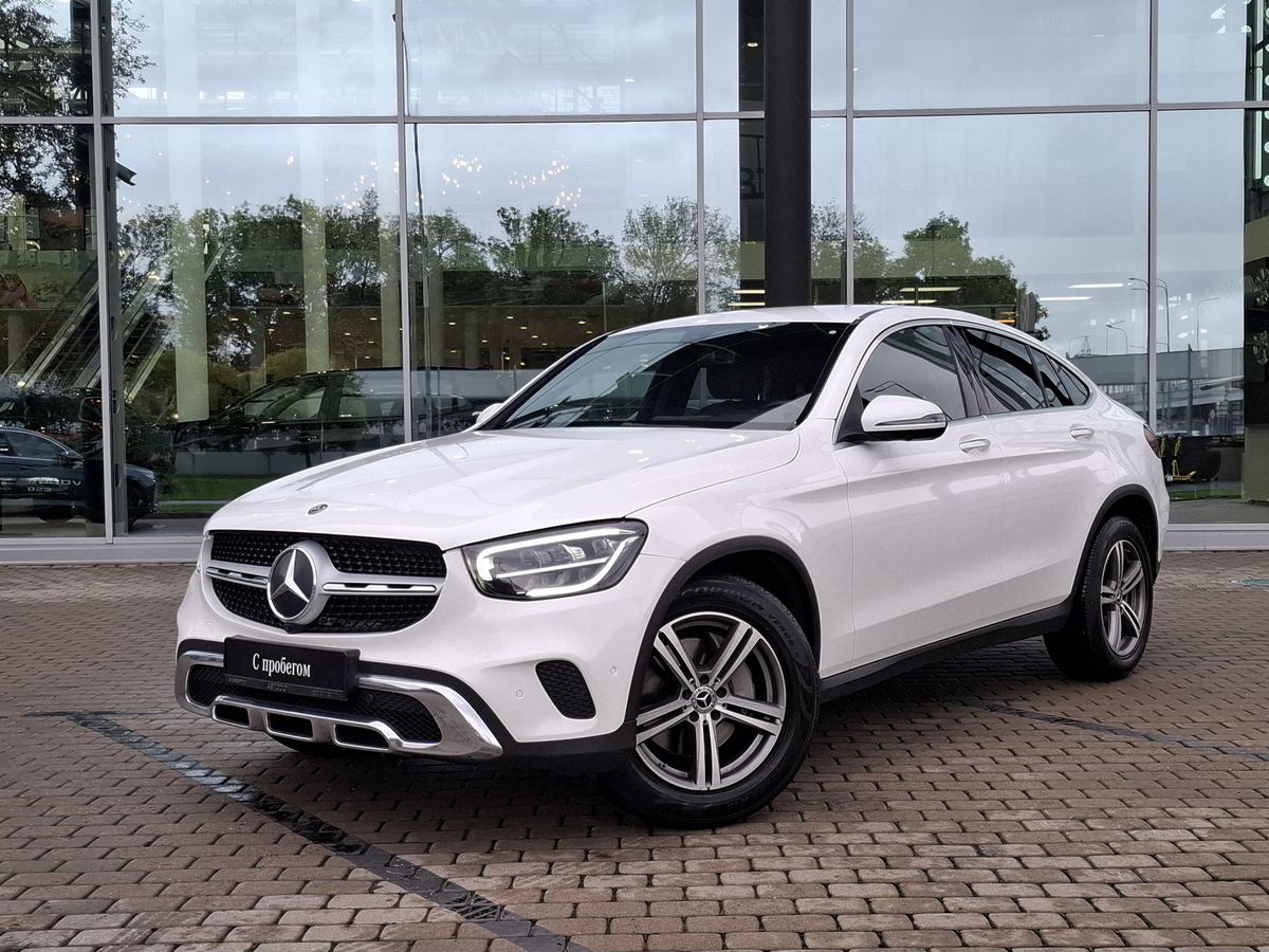 Mercedes-Benz GLC coupe I (C253) [рестайлинг] 220 2.0d AT 4Matic (194 л.с.) Premium Белый 2019 с пробегом 74 000 км