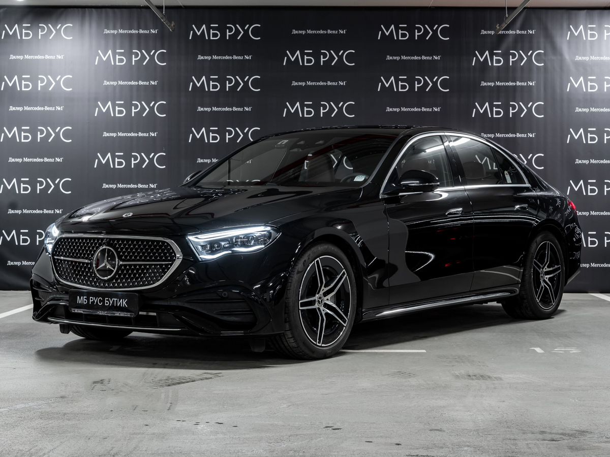 Автомобиль Mercedes-Benz E-Класс VI поколение (W214/S214) 2.0 AT 4Matic (258 л.с.) AMG Line Чёрный 2025 с пробегом 2 112 км