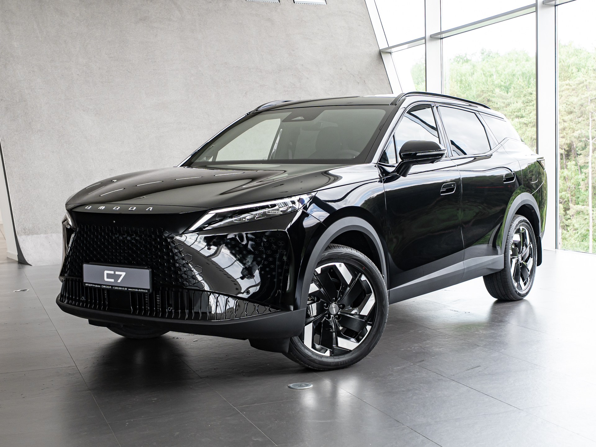 OMODA C7 I поколение 1.6 AMT 4WD (150 л.с.) Драйв Чёрный 2026 