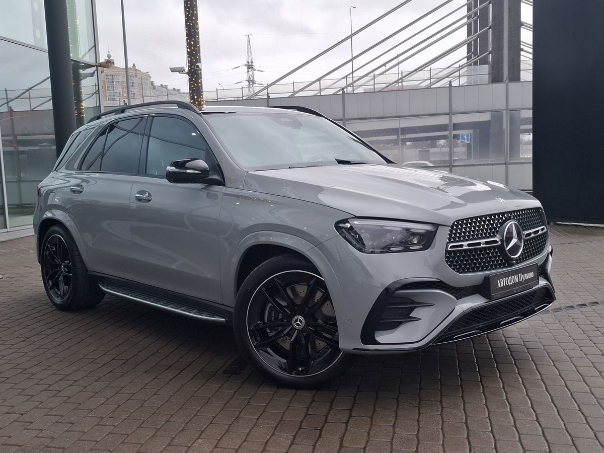 Автомобиль Mercedes-Benz GLE II (V167) [рестайлинг] 450 3.0d AT 4Matic (367 л.с.) Base Серый 2025 