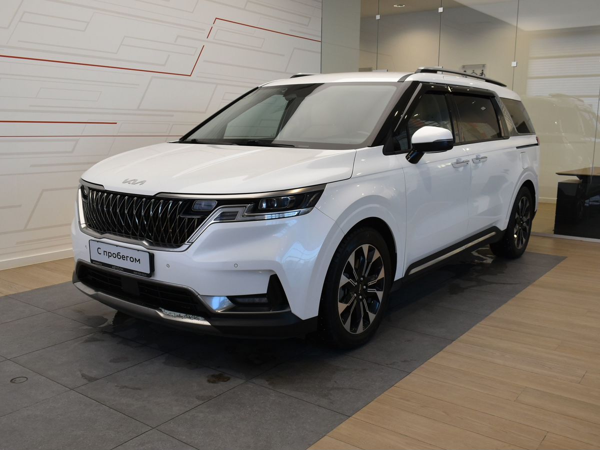 Автомобиль Kia Carnival IV поколение 2.2d AT (202 л.с.) Base Белый 2022 с пробегом 140 931 км