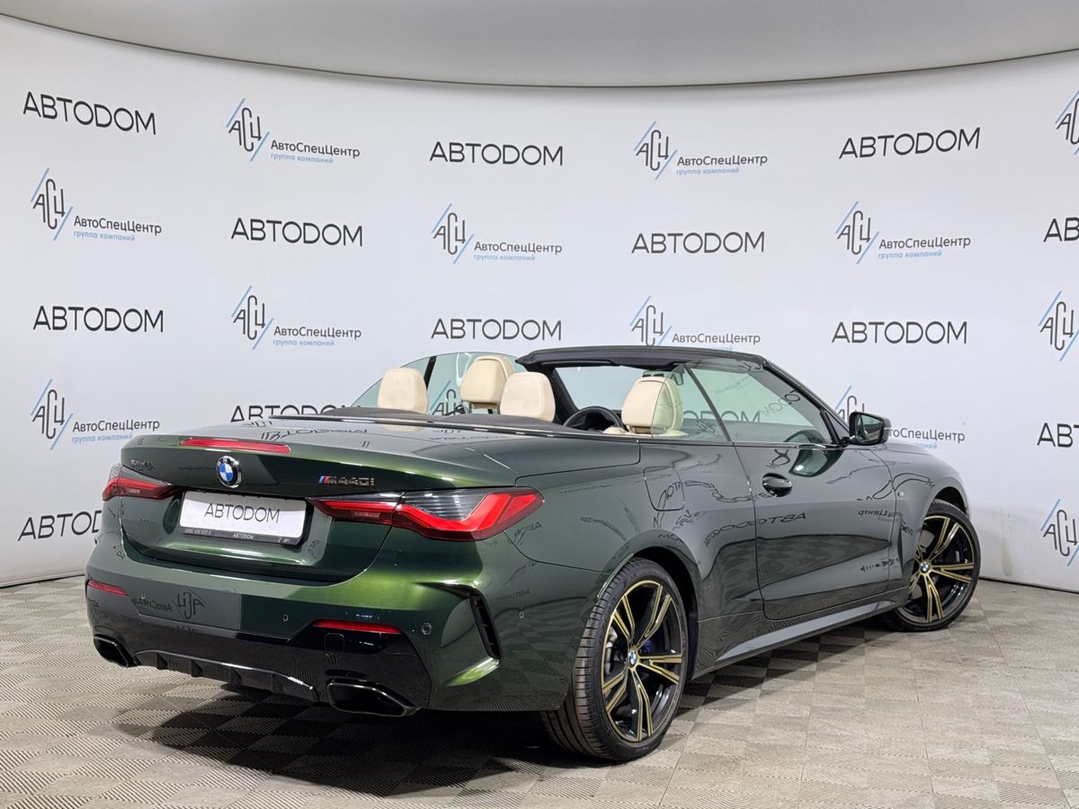 Автомобиль BMW 4 серии II поколение (G22/G23/G26) M440 3.0 AT 4WD (387 л.с.) M Special Зелёный 2021 с пробегом 21 936 км