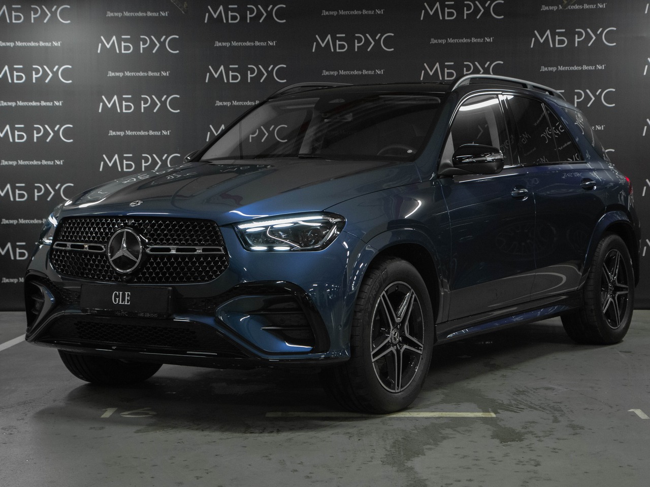 Mercedes-Benz GLE II (V167) [рестайлинг] 300 2.0d AT 4Matic (269 л.с.) Base Синий 2026 
