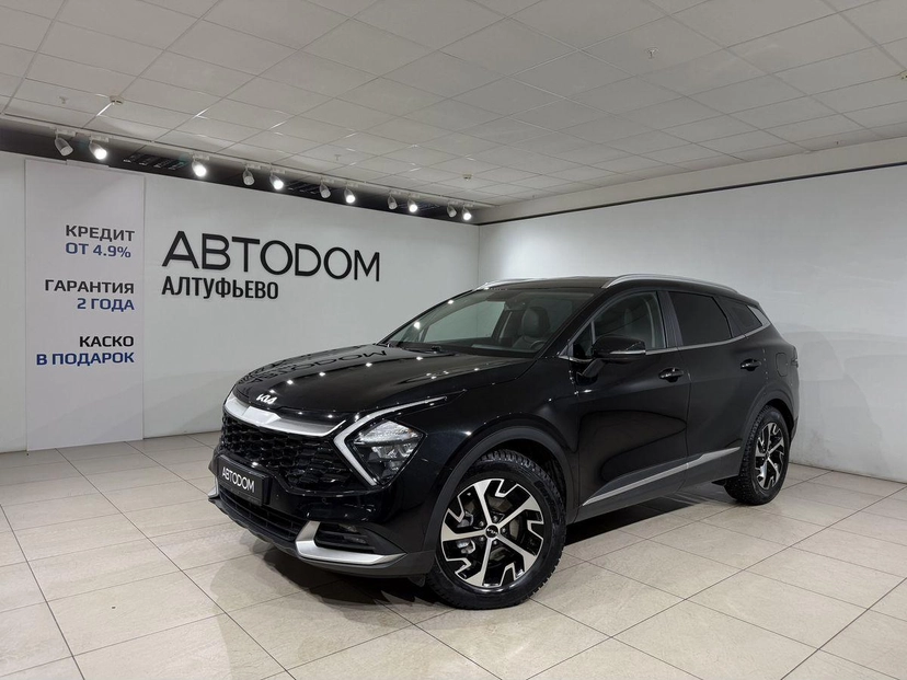Автомобиль Kia Sportage V поколение 2.5 AT 4WD (190 л.с.) Luxe Чёрный 2022 с пробегом 33 192 км