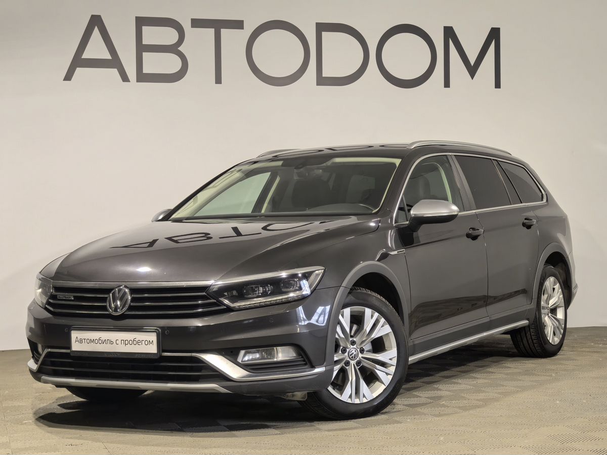 Volkswagen Passat VIII поколение (B8) 2.0 AMT 4WD (220 л.с.) Alltrack Чёрный 2018 с пробегом 113 992 км
