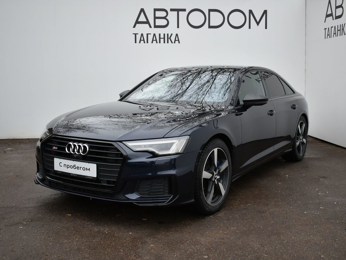 Автомобиль Audi A6 V поколение (C8) 3.0 AMT 4WD (340 л.с.) Sport Синий 2018 с пробегом 64 235 км