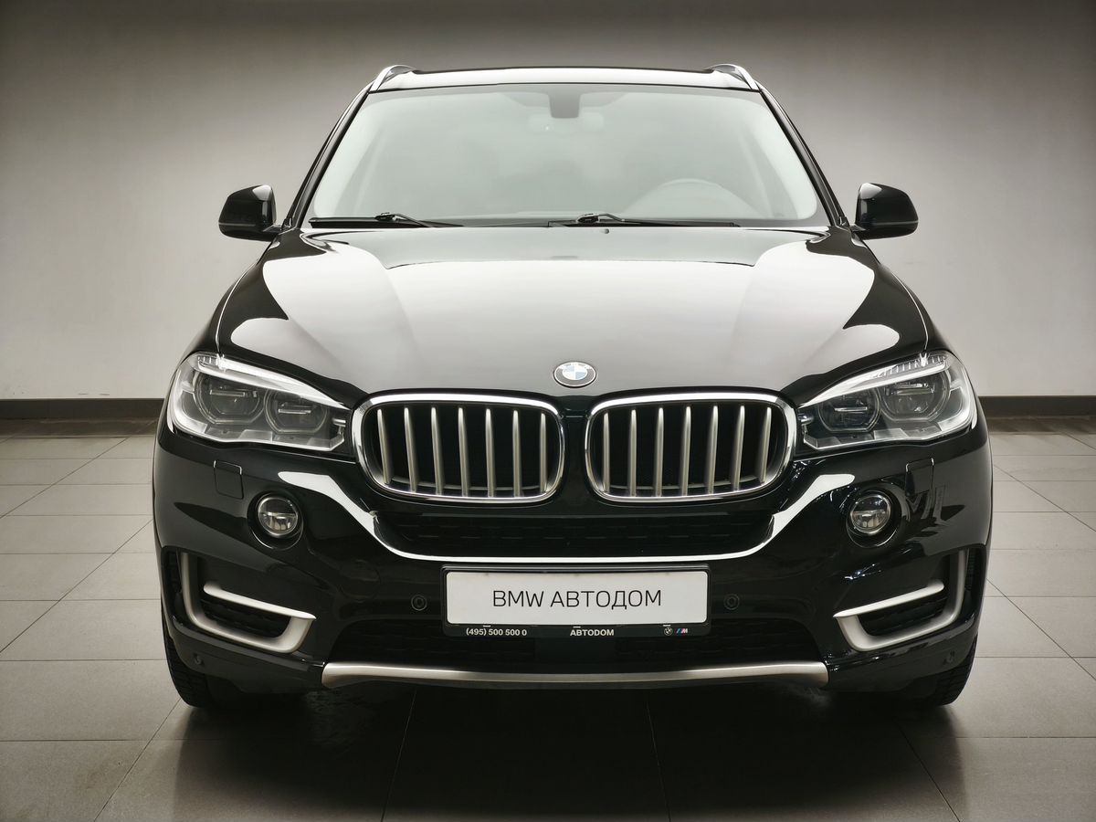 Автомобиль BMW X5 III поколение (F15) 3.0d AT 4WD (249 л.с.) Luxury Чёрный 2017 с пробегом 167 056 км