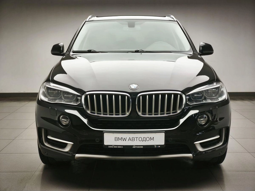 Автомобиль BMW X5 III поколение (F15) 3.0d AT 4WD (249 л.с.) Luxury Чёрный 2017 с пробегом 167 056 км